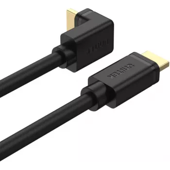 UNITEK Y-C1009 HDMI 2.0 kábel 270-stupňový zahnutý 4K 3m čierny