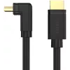 UNITEK Y-C1009 HDMI 2.0 kábel 270-stupňový zahnutý 4K 3m čierny