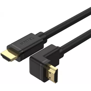 UNITEK Y-C1009 HDMI 2.0 kábel 270-stupňový zahnutý 4K 3m čierny