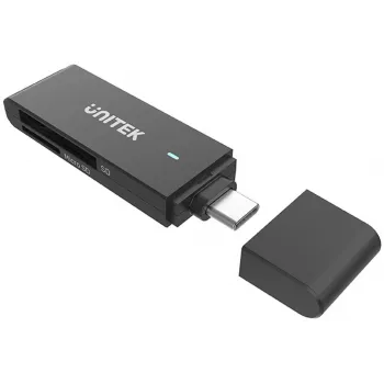 UNITEK USB-C SD & MicroSD čítačka kariet (Y-9328) - Space Grey