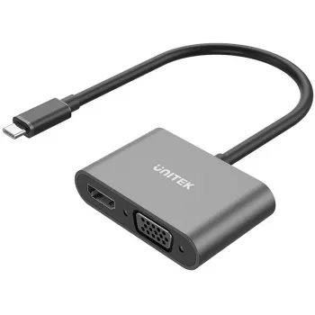 UNITEK USB-C na HDMI 4K & VGA Full HD adaptér