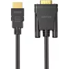 UNITEK HDMI-na-VGA kábel, Full HD 1080p, 60Hz, 2m, čierny