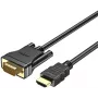 UNITEK HDMI-na-VGA kábel, Full HD 1080p, 60Hz, 2m, čierny