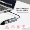 UNITEK USB-C na Gigabit Ethernet adaptér 1Gbps - Space Gray