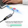 UNITEK USB-C na Gigabit Ethernet adaptér 1Gbps - Space Gray