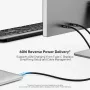 UNITEK USB-C Active Optical Cable 5m - 10Gbps, PD 60W, 8K@30Hz, čierna