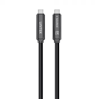 UNITEK USB-C Active Optical Cable 15m - 10Gbps, PD60W, 8K@30Hz, čierna