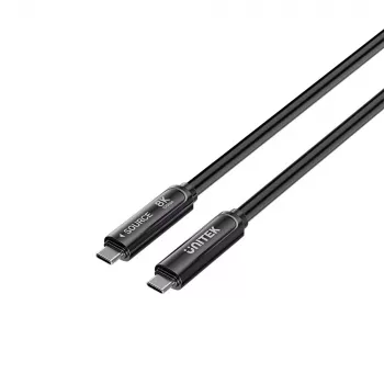 UNITEK USB-C Active Optical Cable 15m - 10Gbps, PD60W, 8K@30Hz, čierna