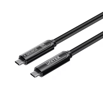 UNITEK USB-C Active Optical Cable 7m – 10Gbps, PD60W, 8K@30Hz, čierna