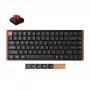 Keychron K3M-F1 75% Low-Profile mechanická klávesnica, Gateron Red Switch, RGB Hot-Swap, Bluetooth 5.1 & USB-C, čierna