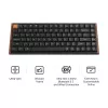 Keychron K3M-F1 75% Low-Profile mechanická klávesnica, Gateron Red Switch, RGB Hot-Swap, Bluetooth 5.1 & USB-C, čierna
