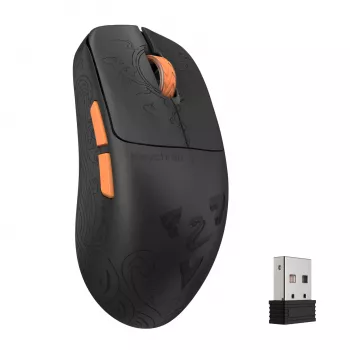 Keychron G3-Z1 bezdrôtová herná myš, senzor 3950, 8K, čierne uhlíkové vlákno