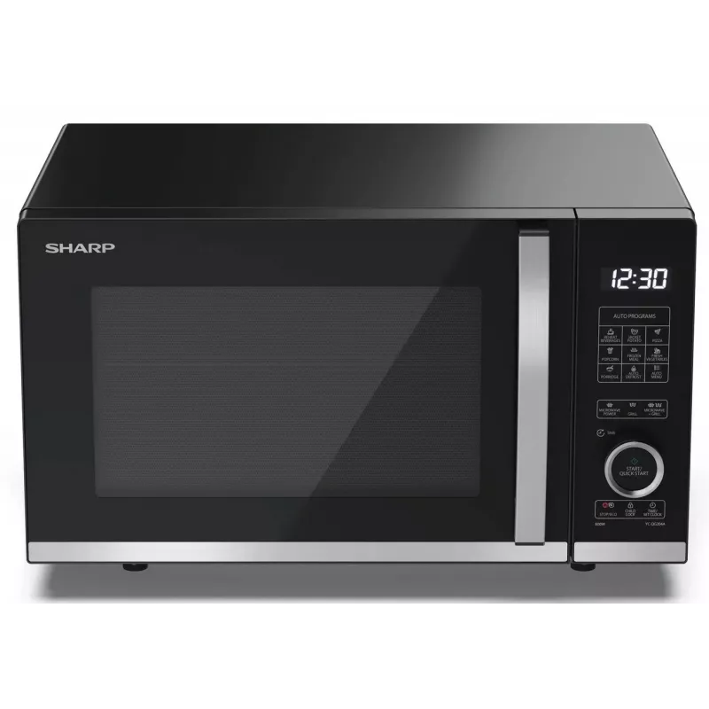 Sharp YC-QG204AE-B kombinovaná mikrovlnná rúra s grilom, 20L, 800W, čierna