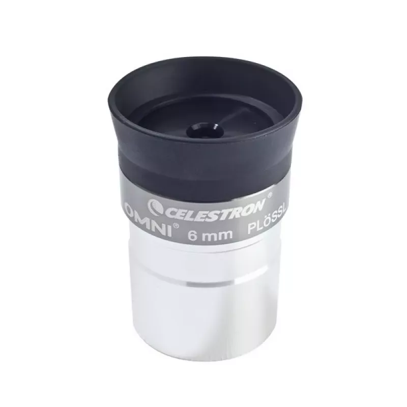Celestron Omni 6 mm Plössl okulár - 1,25 inch plne viacvrstvovo antireflexný - čierna/strieborná