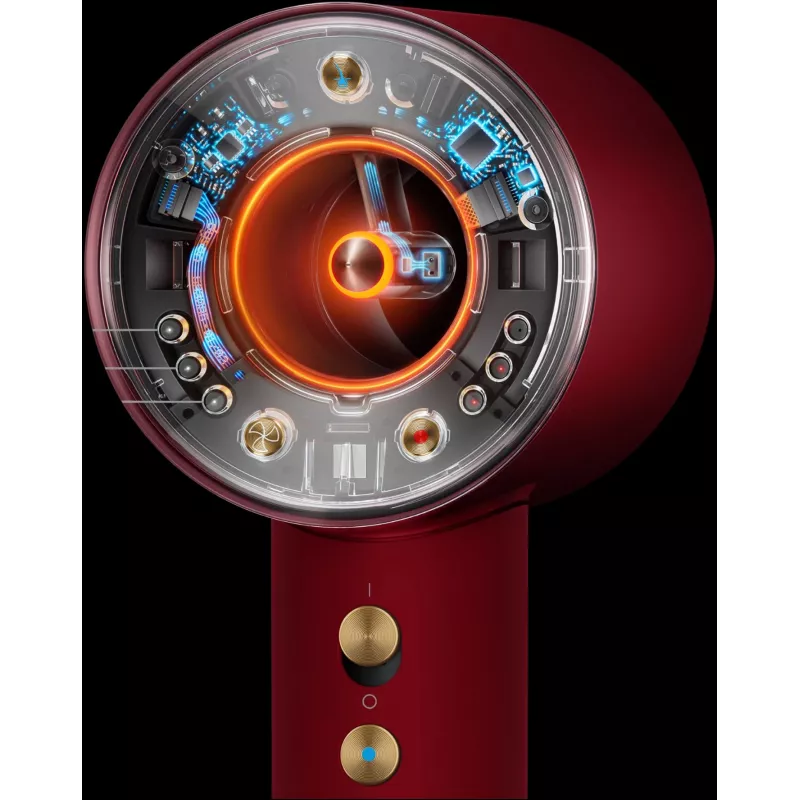 Dyson Supersonic Nural Straight+Wavy fén na vlasy, Velvet Red/Gold