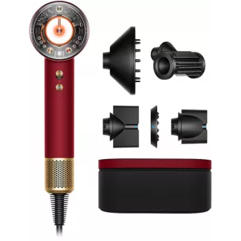 Dyson Supersonic Nural Straight+Wavy fén na vlasy, Velvet Red/Gold