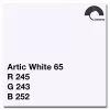 Arctic White bezšvové papierové pozadie 1,35 x 11m