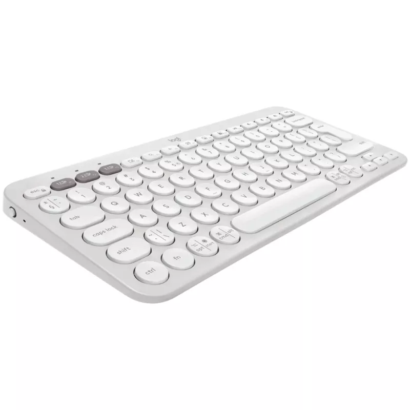 Logitech Pebble Keys 2 K380s bezdrôtová klávesnica, Tonal White