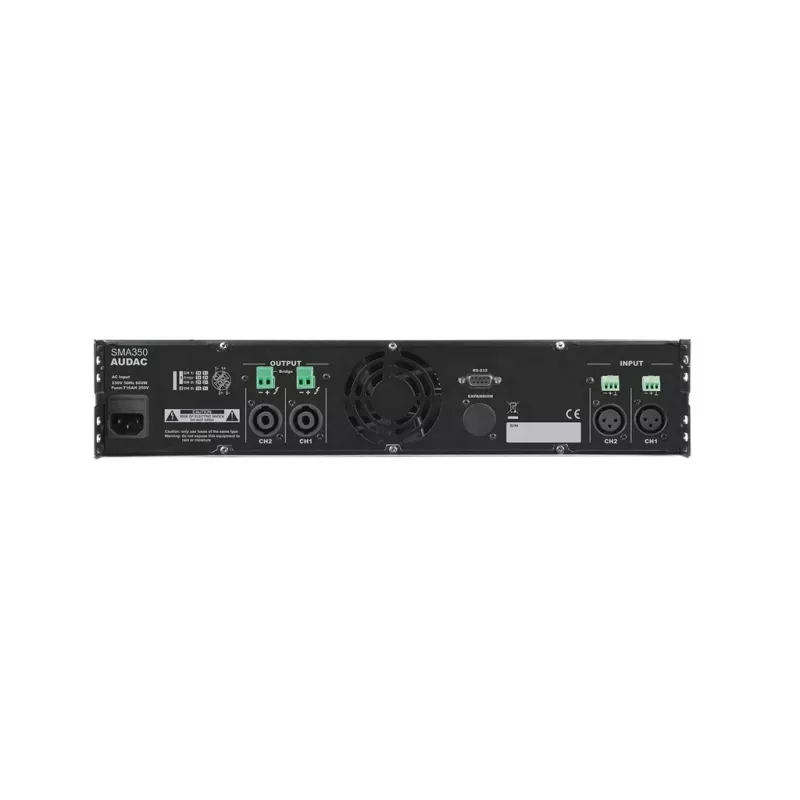 AUDAC SMA350 2.0-kanálový zosilňovač čierny