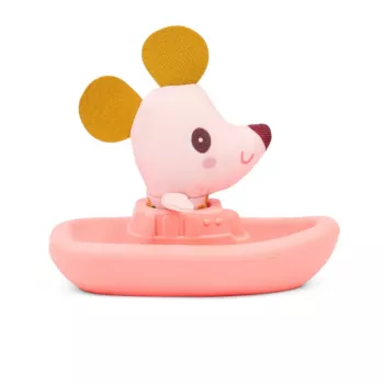 Lilliputiens hračka do kúpeľa loďka s Nina the Mouse plyšová 6m+