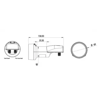 Inverto Wideband LNB konvertor 2 výstupy 10,7-12,75 GHz