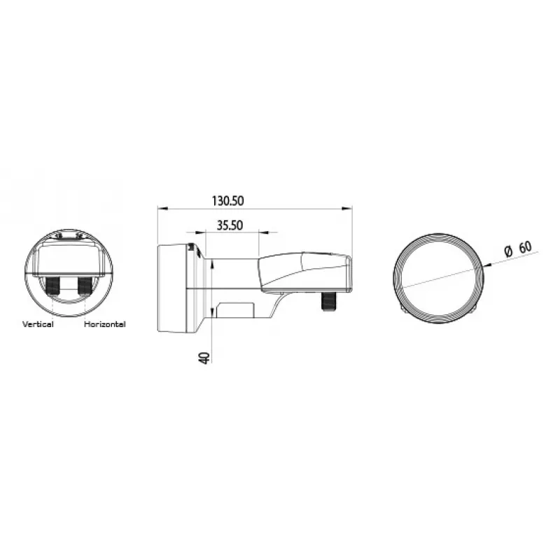 Inverto Wideband LNB konvertor 2 výstupy 10,7-12,75 GHz