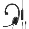 Sennheiser ADAPT 100 káblový on-ear headset s mikrofónom s potlačením hluku, USB-A, čierna
