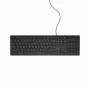 DELL KB216 USB nemecká čierna drôtová klávesnica