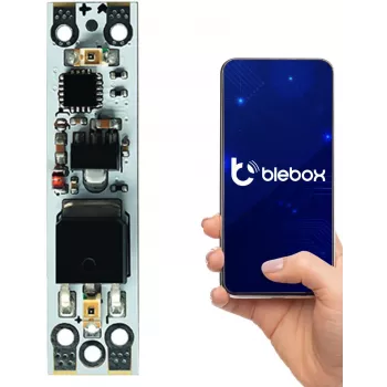 BLEBOX Twilight Switch – smart súmrakový senzor s Wi-Fi, 230V AC, montáž pod omietku, biela