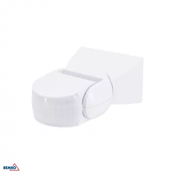 BEMKO PIR pohybový senzor 1200W 180° IP65 biela