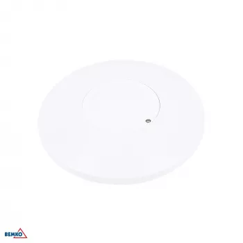 BEMKO mikrovlnný pohybový senzor 800W 360° IP20 okrúhly biely