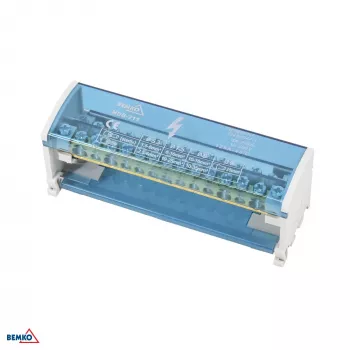 SCHELINGER rozvodný blok 30 svoriek 2x15 (11x5,3mm + 2x7,5mm + 2x9,1mm)