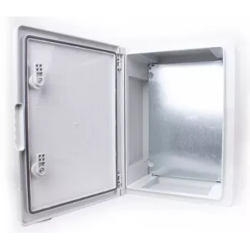 ADELID Elektrický rozvádzač ABS IP65 300x400x170mm svetlosivý RAL7035
