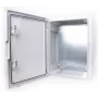 ADELID Elektrický rozvádzač ABS IP65 300x400x170mm svetlosivý RAL7035