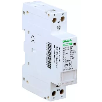 GACIA HC 2P/25A 2NO 230V modulárny stýkač 2-pólový 25A 230V AC