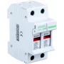 VCX Pro poistková základňa 2-pólová 32A 400V AC 10x38mm lišta DIN