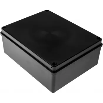 PAWBOL S-BOX 516CZ inštalačná odbočná krabica 240x190x90 mm, bez káblových priechodiek, IP65, čierna