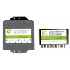 AXING SUMATOR DIGISAT QUAD+TV DQTC-104 multiswitch 8 satelitných vstupov 1 terestriálny vstup 4 účastnícke výstupy