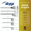 Akyga Ultimate AK-U4-600 ATX napájací zdroj 600 W, 80 PLUS Bronze, aktívne PFC, 120 mm ventilátor