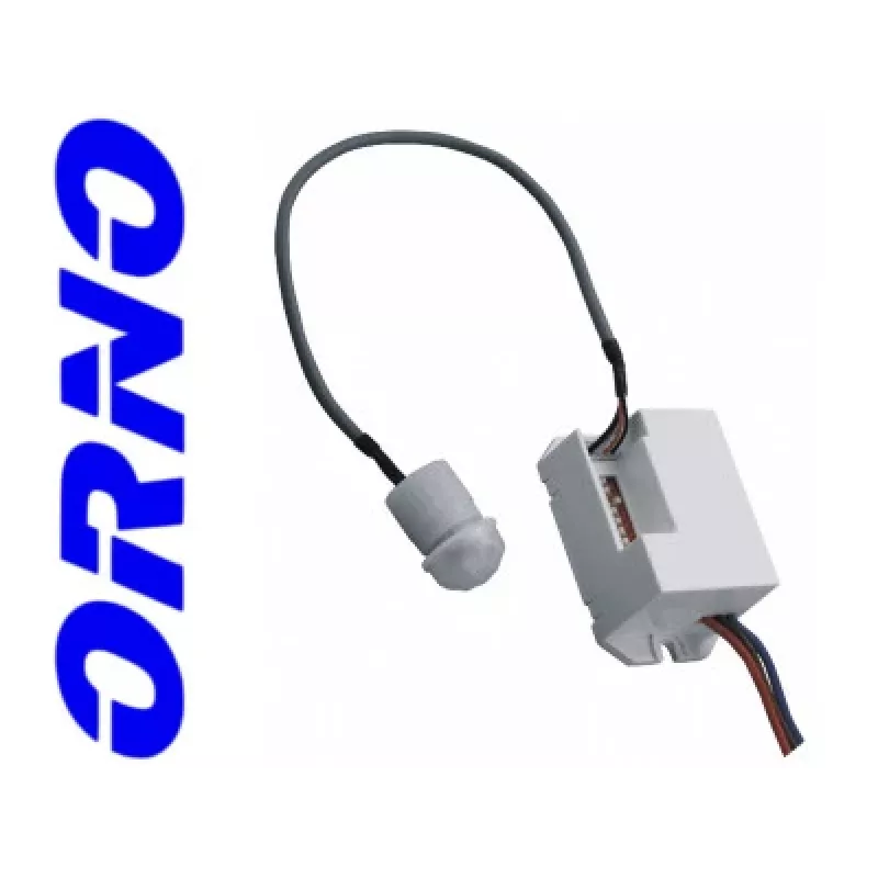 ORNO OR-CR-211 miniatúrny PIR snímač pohybu, 230V, 120°, 6m, IP20, biely