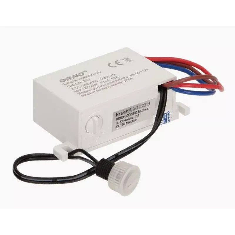 ORNO OR-CR-227 súmrakový senzor MINI s vonkajším snímačom, IP54