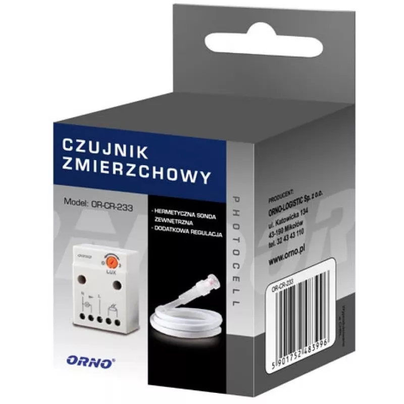 ORNO OR-CR-233 súmrakový senzor so sondou