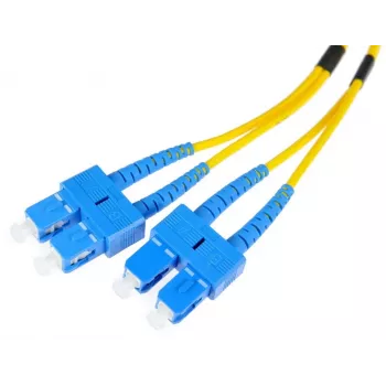 OPTIX jednovidové duplexné SC/UPC na SC/UPC optické patch kábel 2m