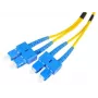 OPTIX jednovidové duplexné SC/UPC na SC/UPC optické patch kábel 2m