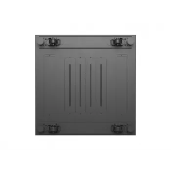 Lanberg 19 palcový 18U 600x600 čierny stojanový rozvádzač so sklenenými dverami (Flat Pack)