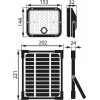BEMKO SOLPAR solárne LED reflektory 10W 1500lm 3000/4000K IP65 čierna s PIR senzorom