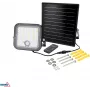 BEMKO SOLPAR solárne LED reflektory 10W 1500lm 3000/4000K IP65 čierna s PIR senzorom