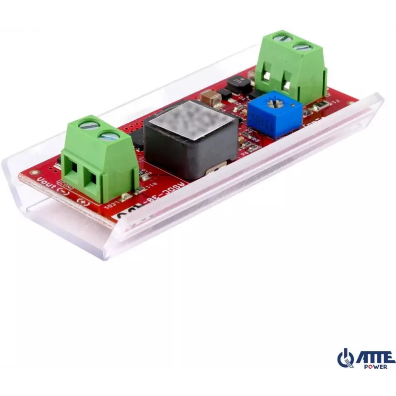 ATTE ASDC-30-AD0-OF nastaviteľný step-down menič napätia 3-12V 3A