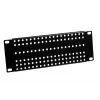 ATTE ADD-RACK10-2U1 10-palcový 2U rackový montážny adaptér s rovnými otvormi, čierny