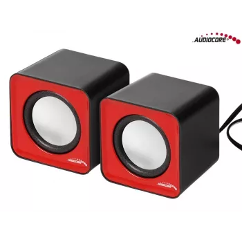 AUDIOCORE AC870R 6W USB 2.0 stereo reproduktor čierny